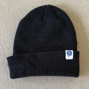 Dutch Bros Black Knit Beanie with Patch